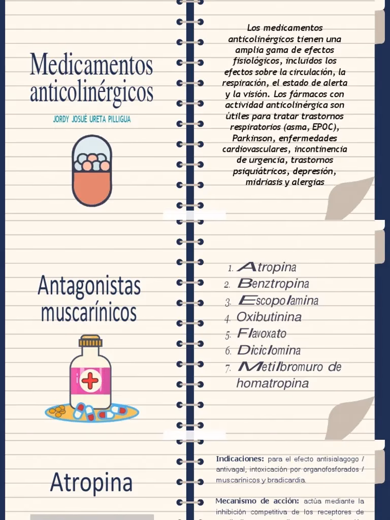 Para que servem os medicamentos anticolinérgicos?