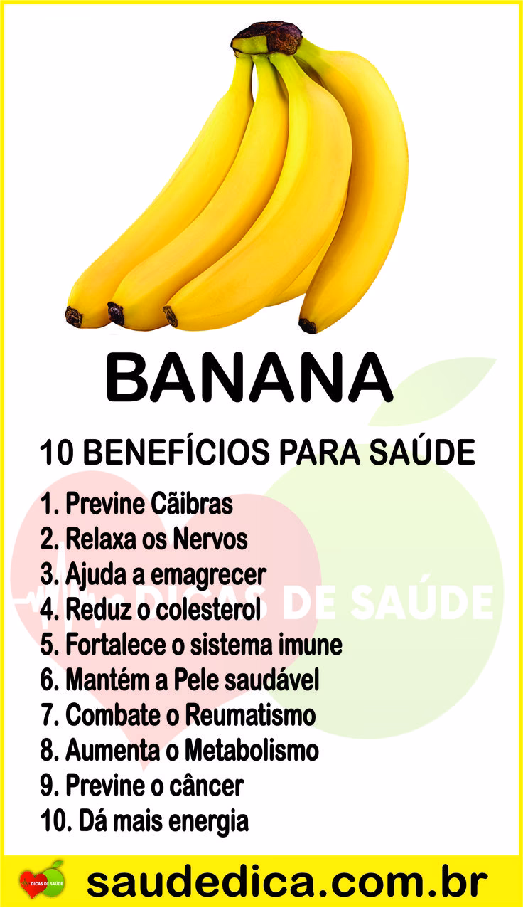 Quais são os benefícios da banana?