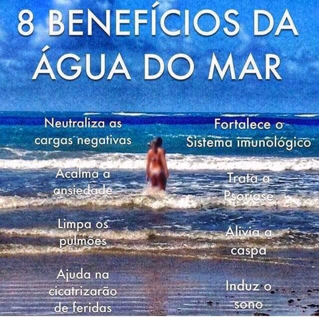É saudável beber água do mar?
