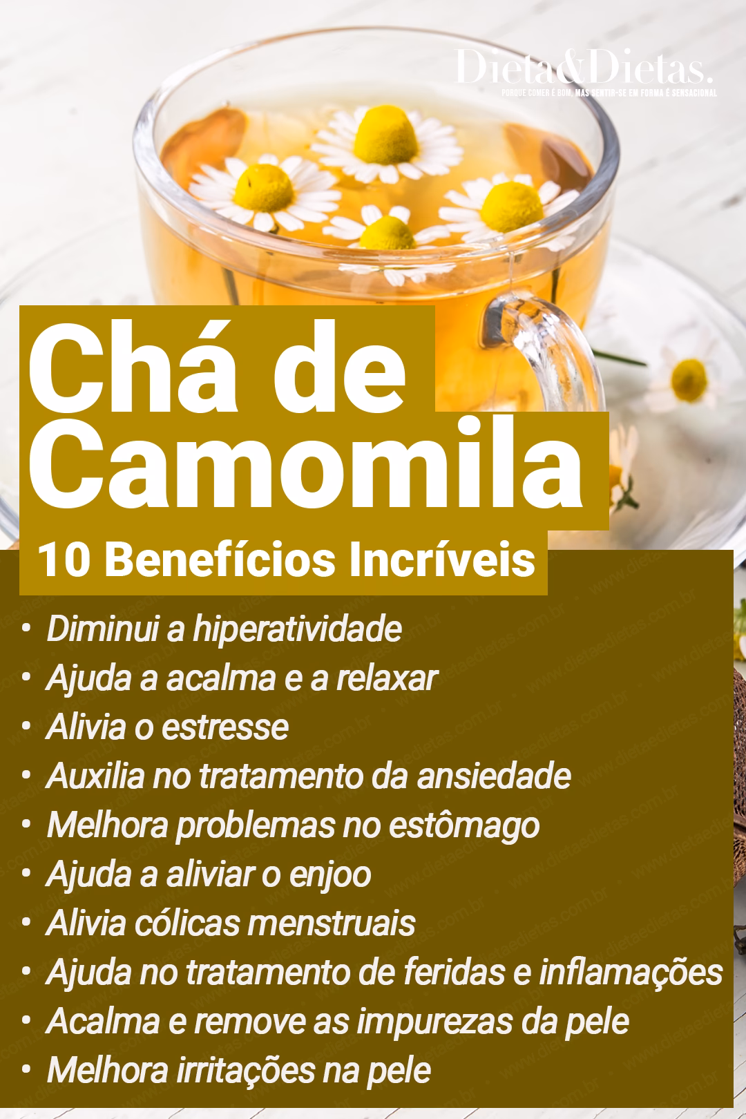Como fazer chá de camomila natural?