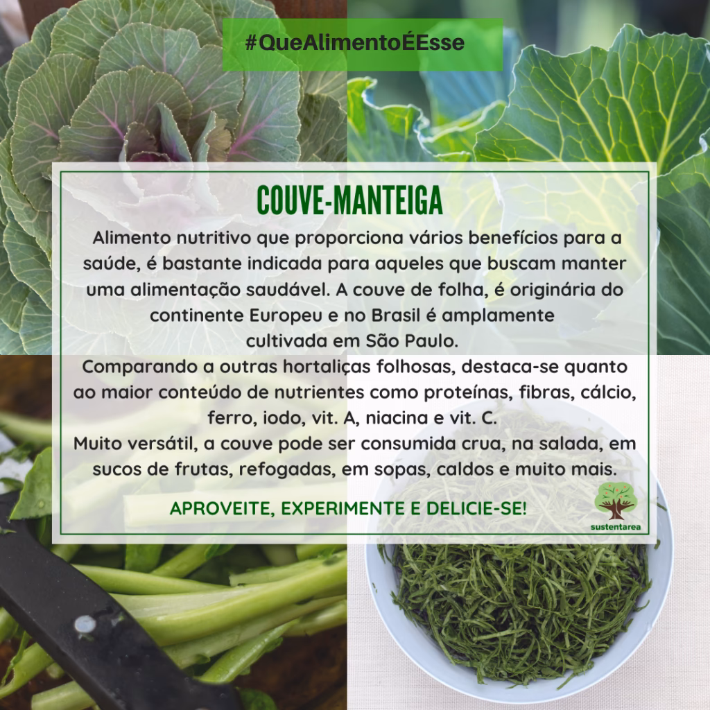 Quais são os benefícios da couve-coração?