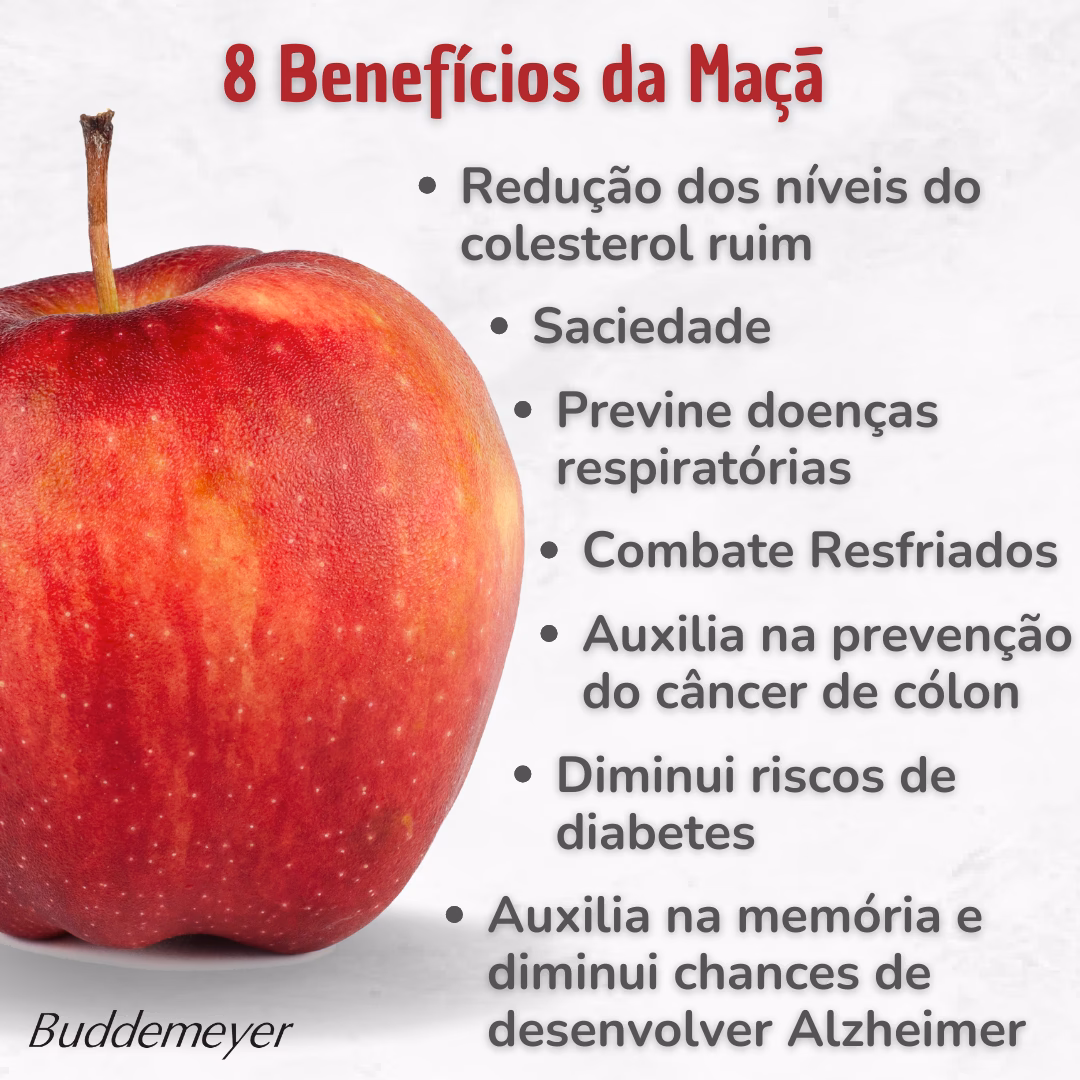 Quais são os benefícios da maçã?