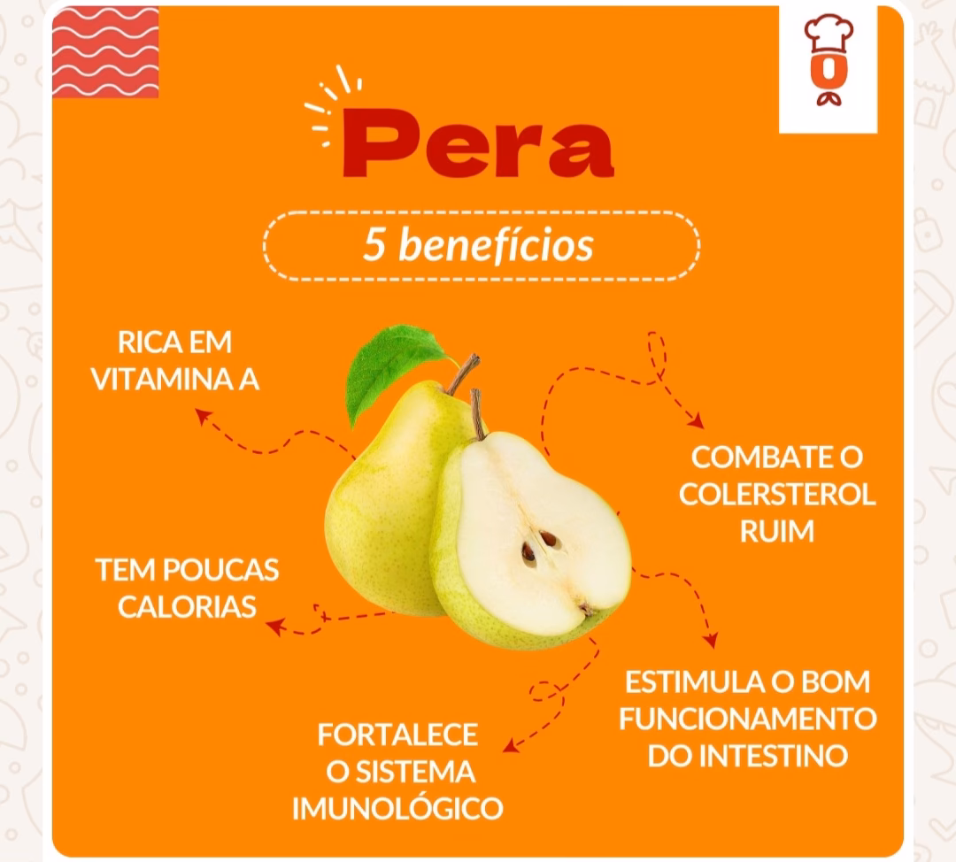 Pode-se comer pera à noite?