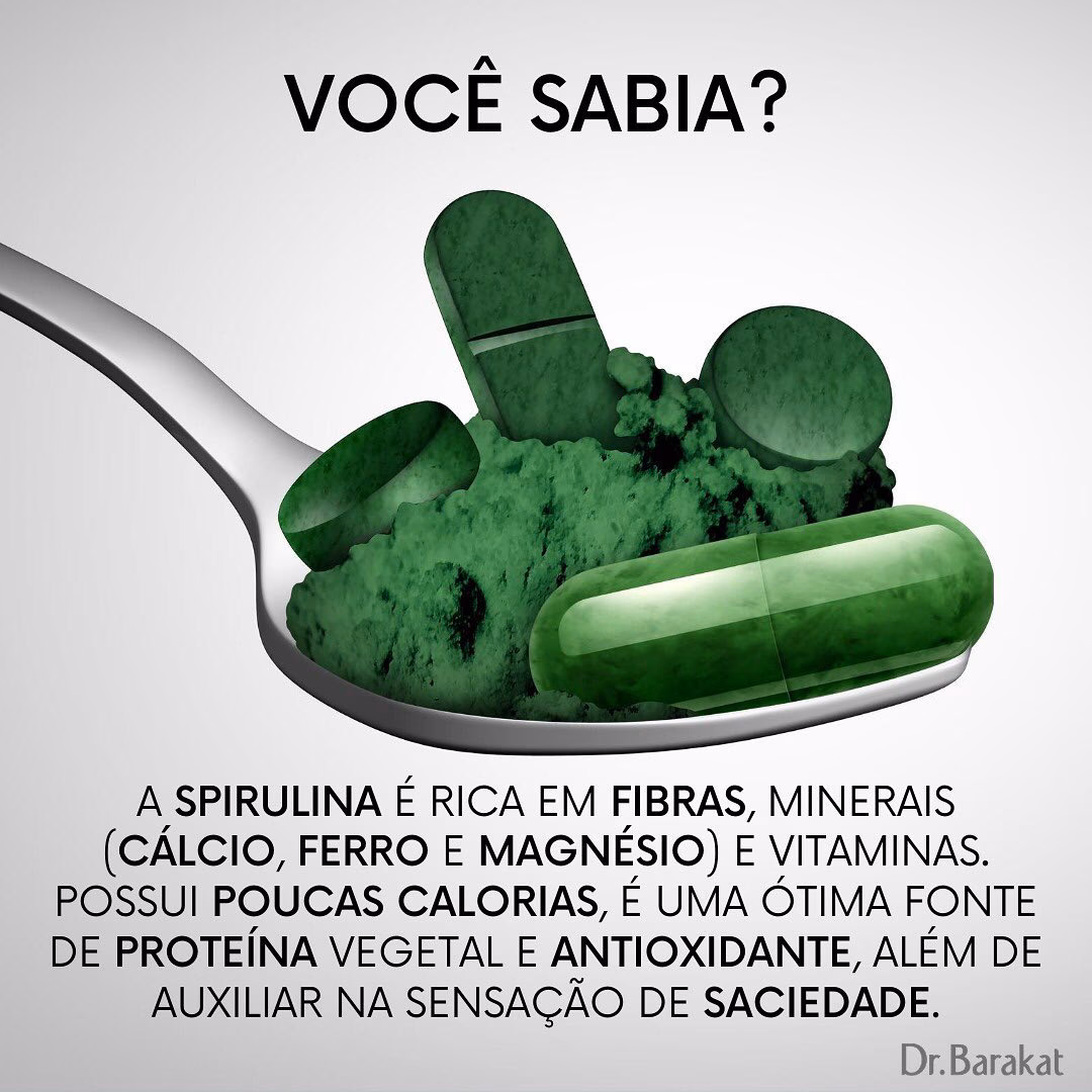 Quanto tempo se pode tomar spirulina?