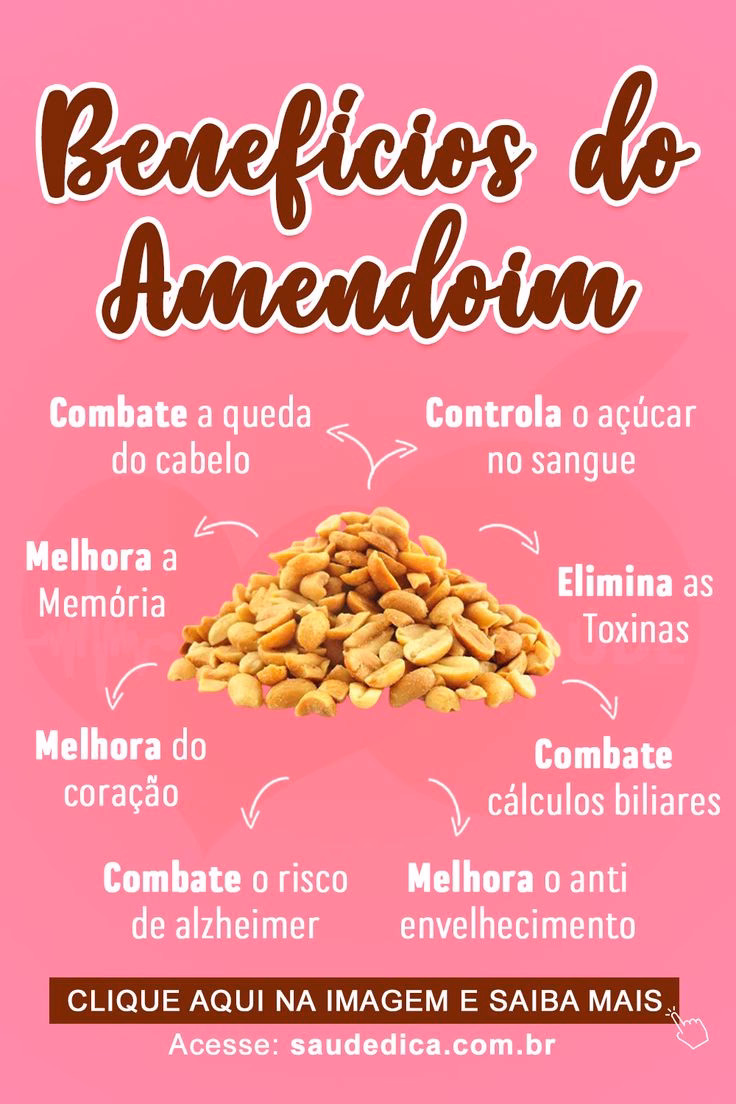 Quais são os benefícios do amendoim torrado?