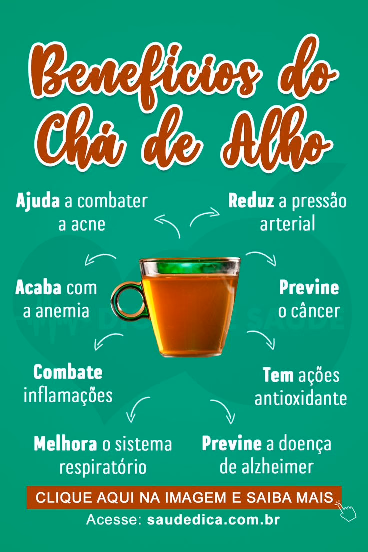 Quais são os benefícios do chá de alho?