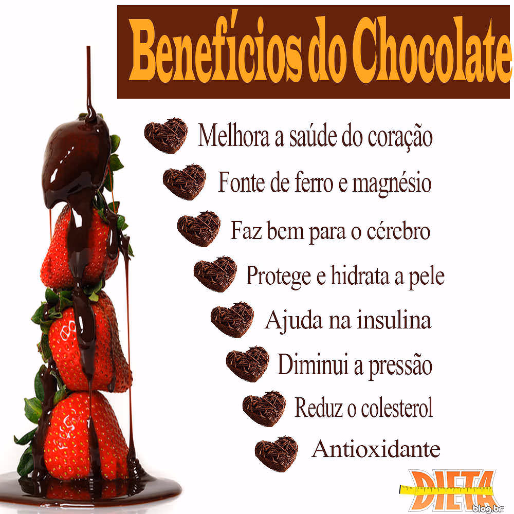 Quais são os benefícios do chocolate negro?