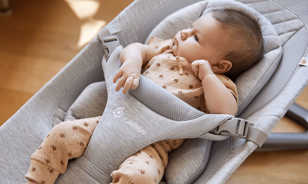 Quanto tempo pode o bebé estar na espreguiçadeira?