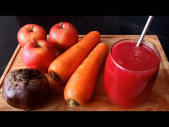 Para que serve o suco de beterraba com cenoura?