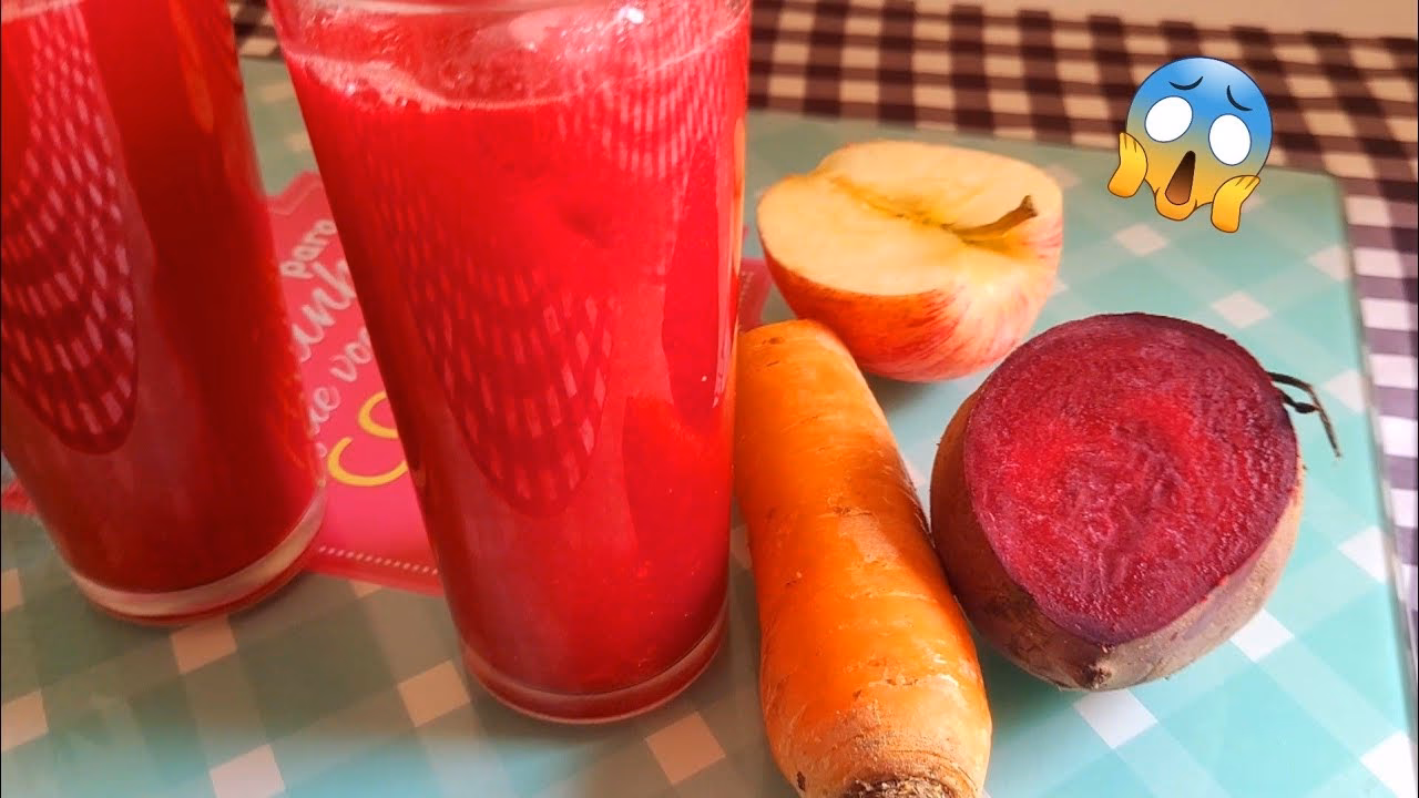 Para que serve o suco de beterraba com cenoura?