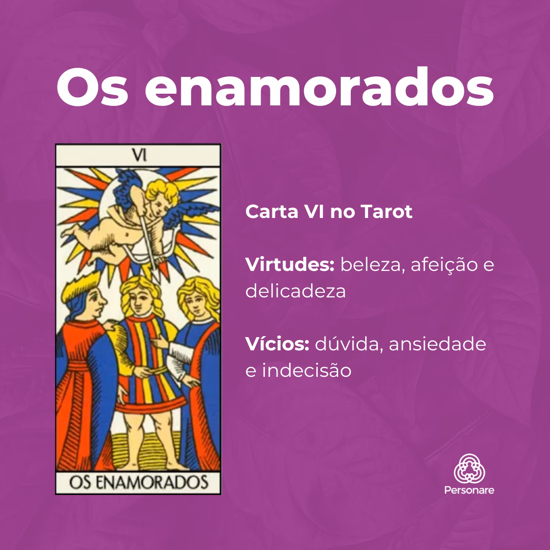 Qual é a carta de tarot que indica novo amor?