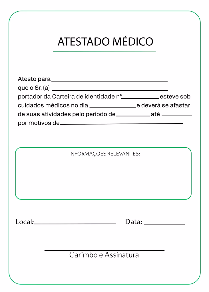 Como obter uma declaração médica?