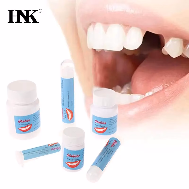 Como aplicar cola na prótese dentária?