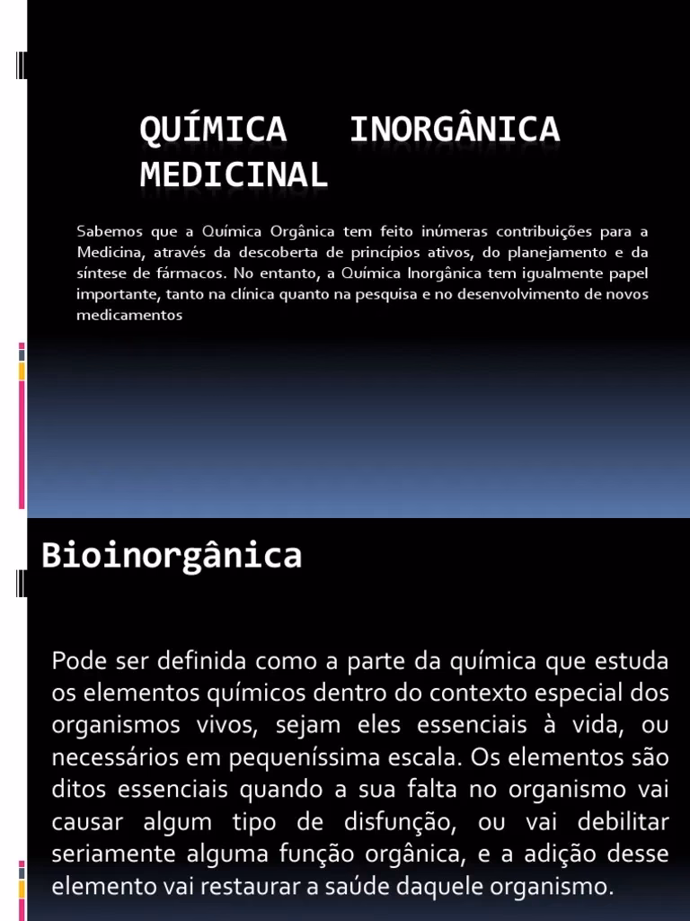 Qual é o conceito de inorgânico?