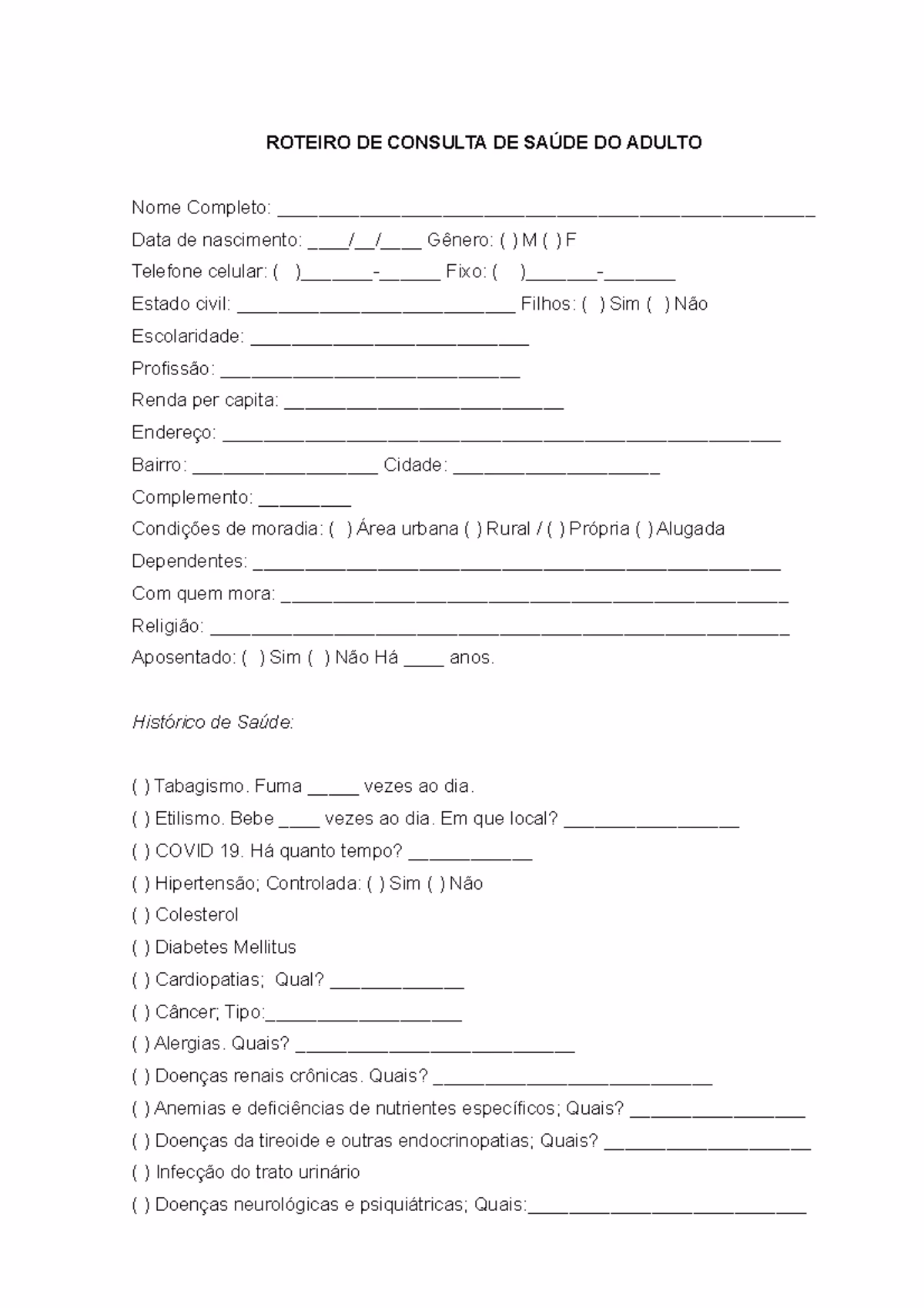 O que é uma consulta programada?