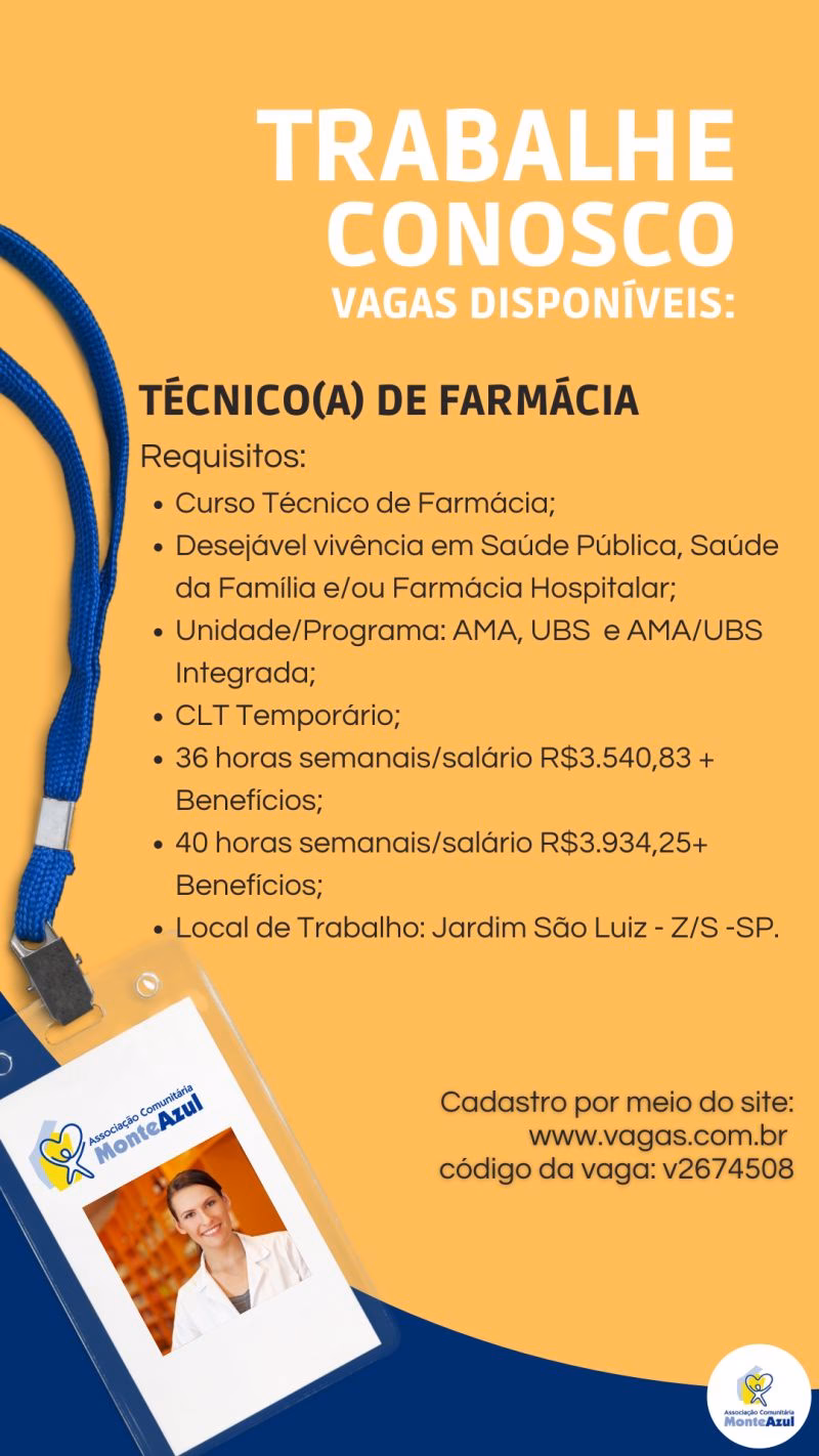 Quanto ganha um técnico de Farmácia no Brasil?