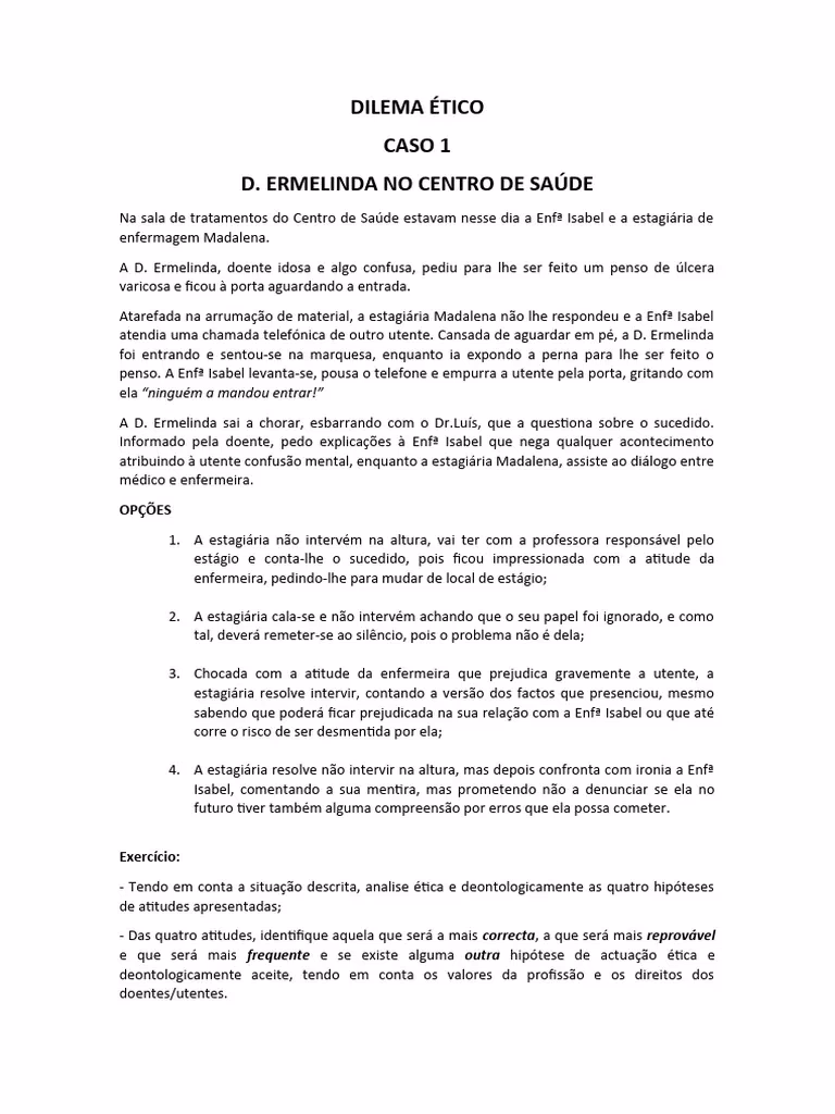 Quais são os princípios éticos de enfermagem?