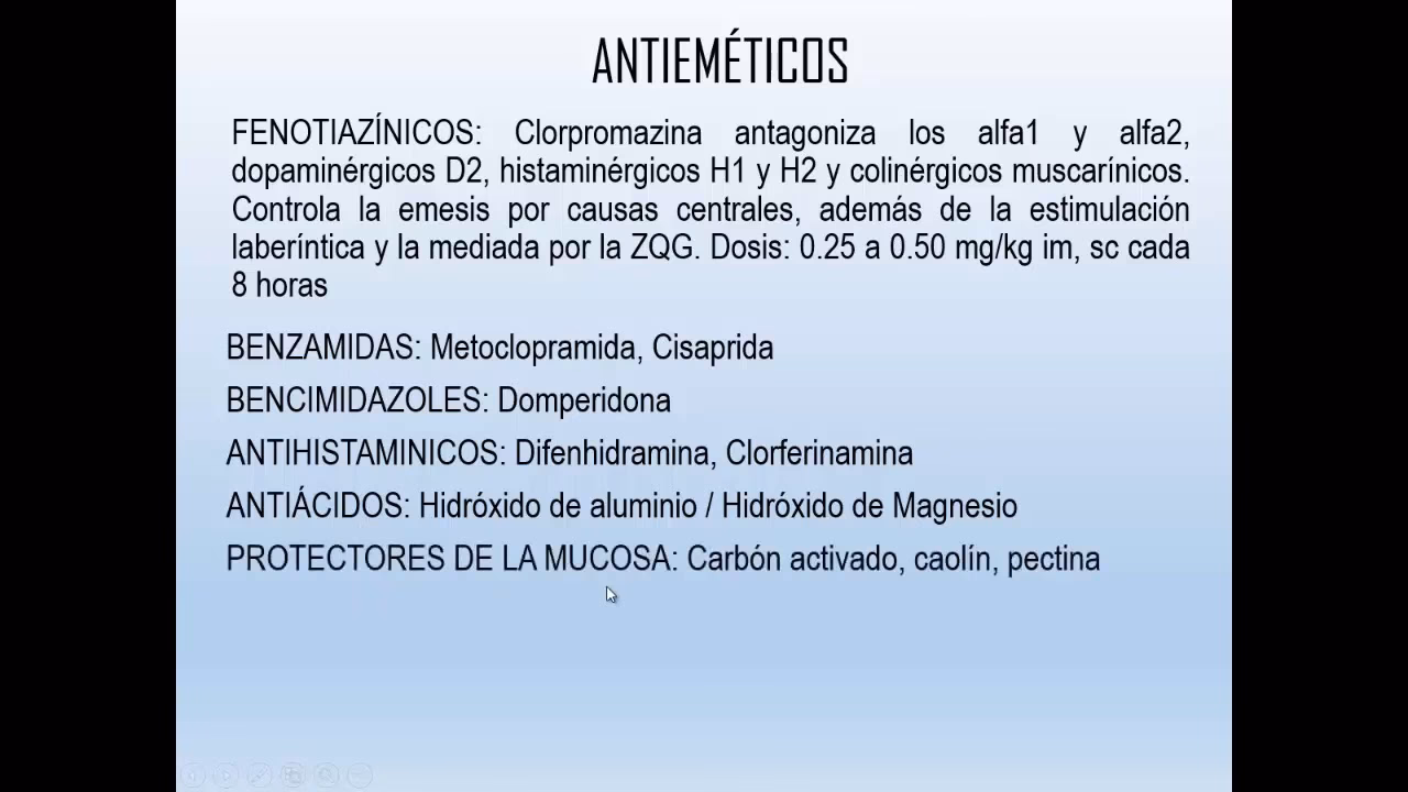 Quais são os medicamentos anti-emeticos?