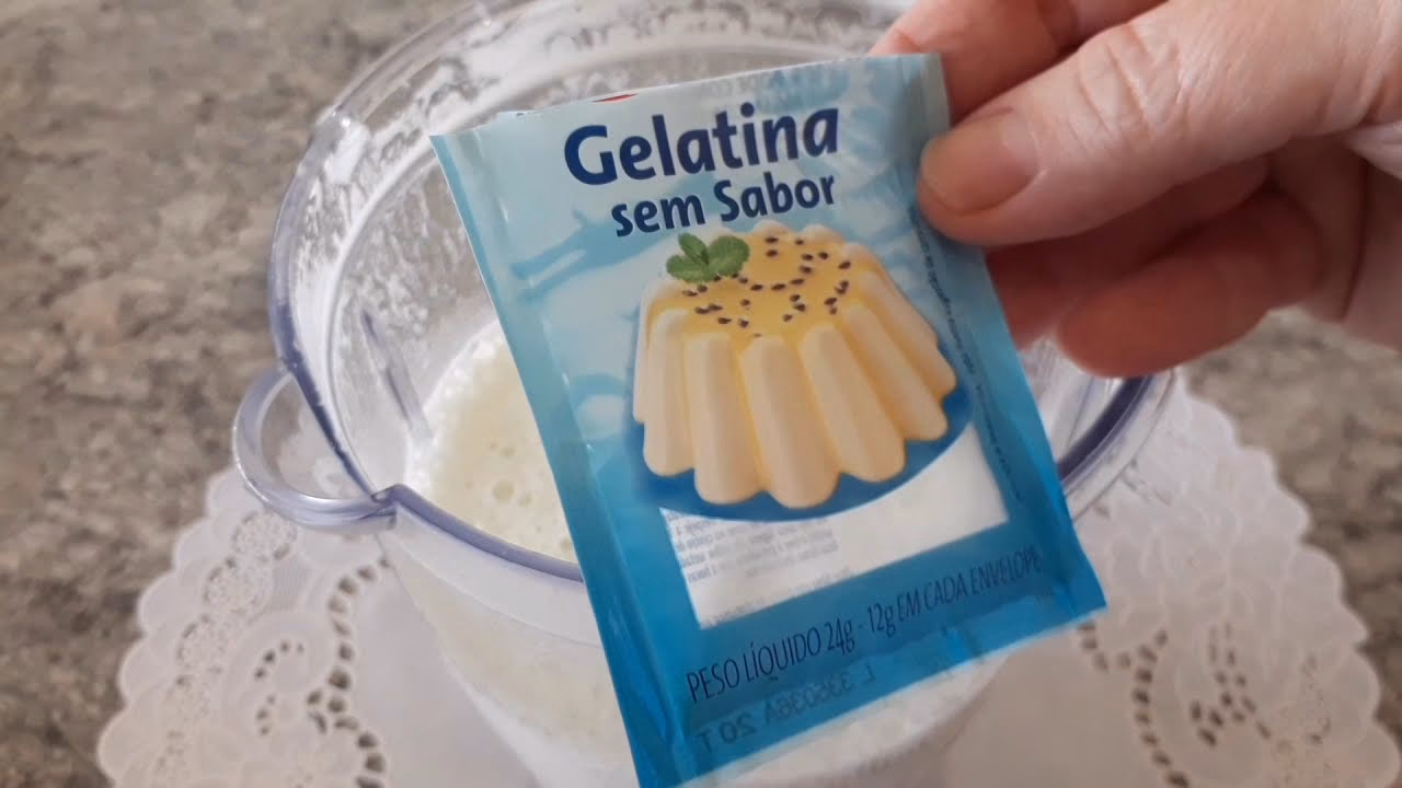 Para que serve a gelatina neutra em pó?