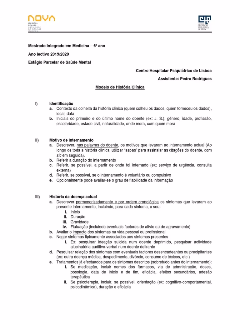 Como fazer a história da doença atual?
