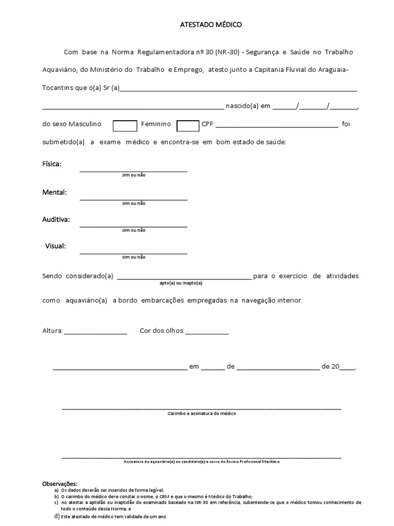 Quantos dias de atestado para ir à Junta médica?