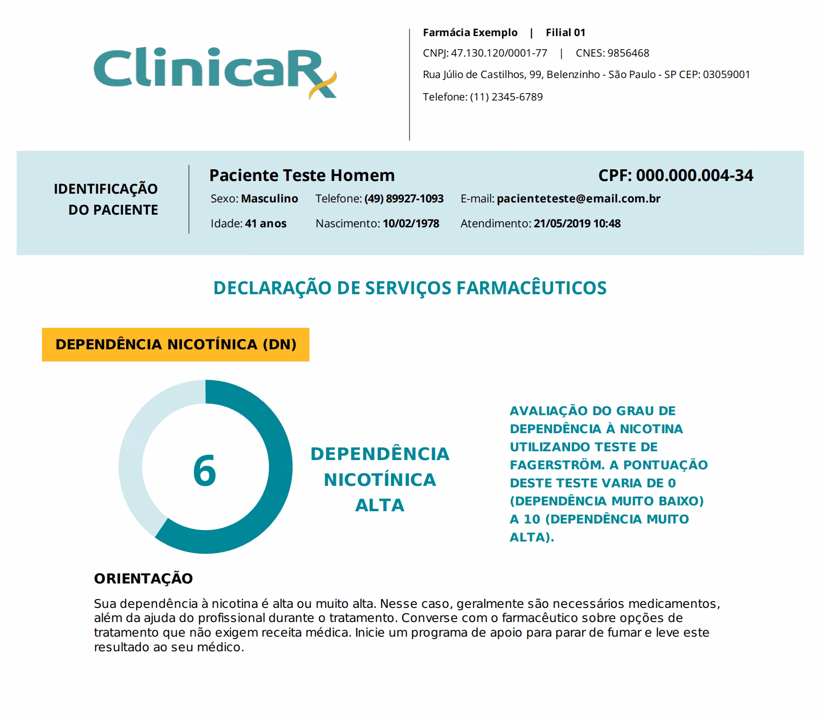 Onde fazer testes de drogas?