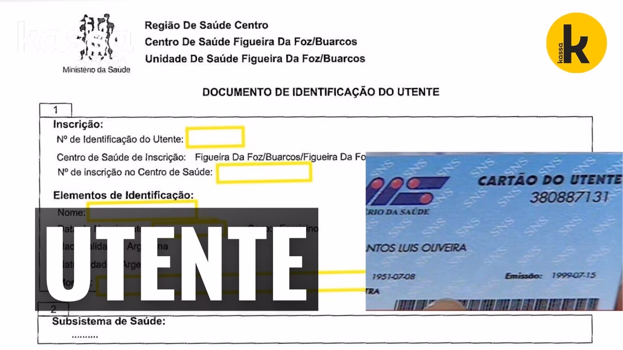 O que é necessário para tirar o número de utente?