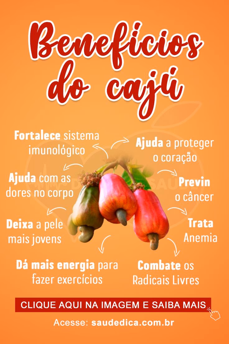 Faz bem comer caju à noite?