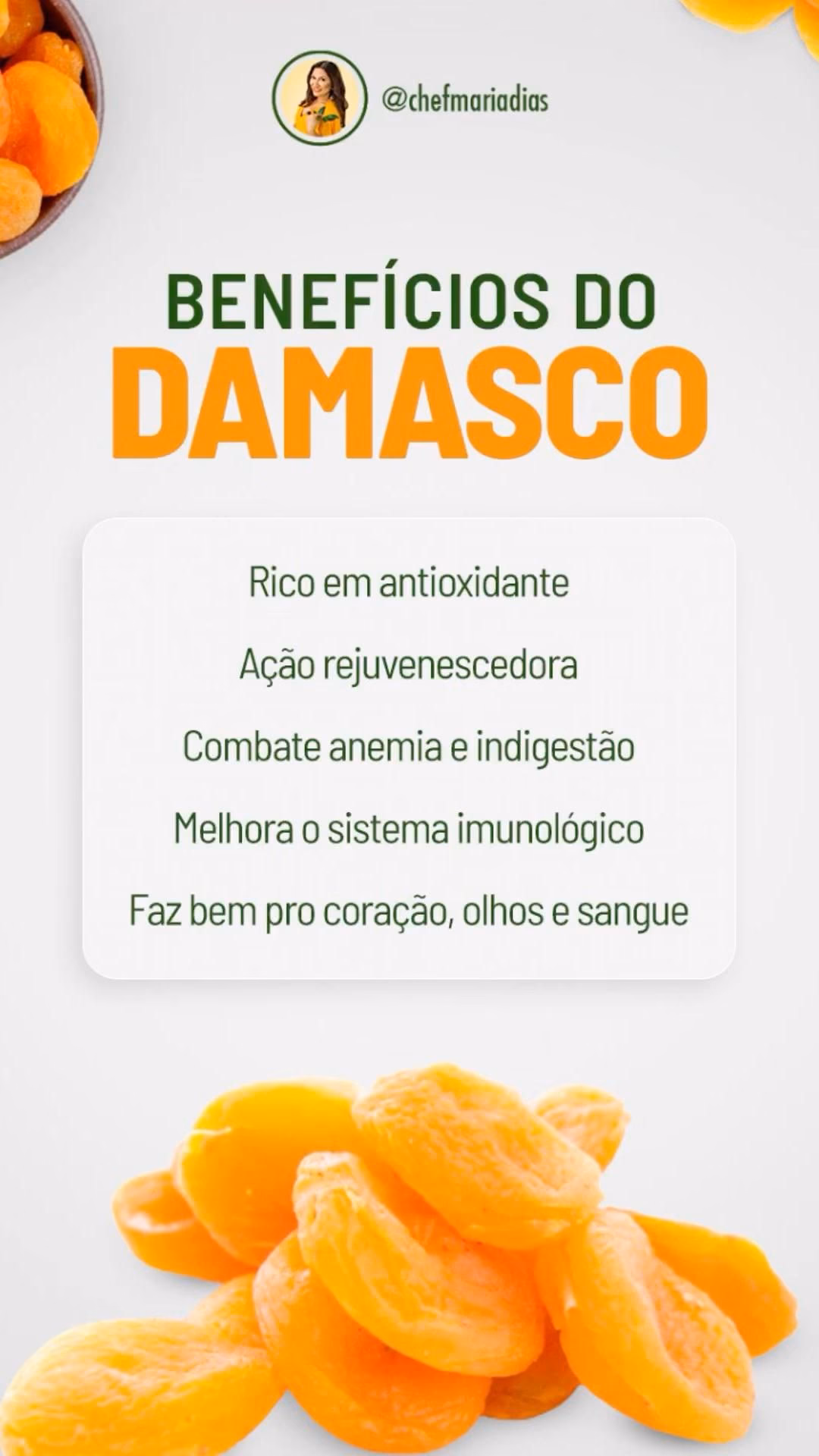 Quais são os benefícios do alperce?