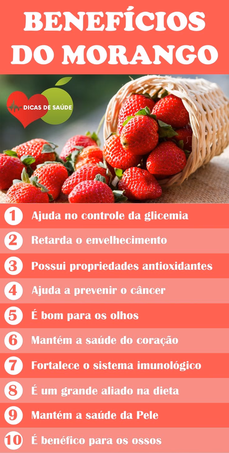O que é que os morangos fazem bem?
