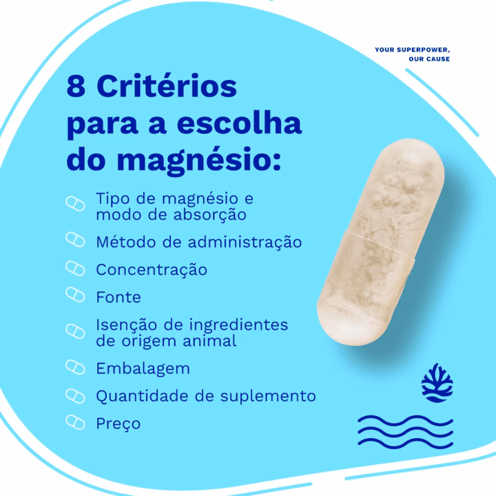 Quais são os tipos de magnésio e os seus benefícios?