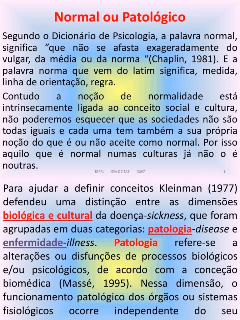 Quando é que um comportamento torna-se patológico?